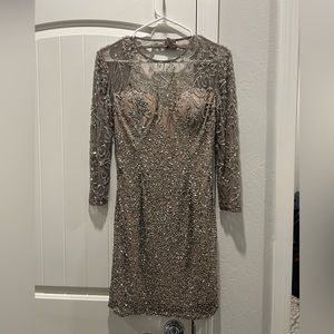 Scala sequin silver dress